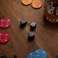 The TJB Titanium Dice Set