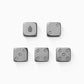 The TJB Titanium Dice Set