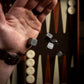 The TJB Titanium Dice Set