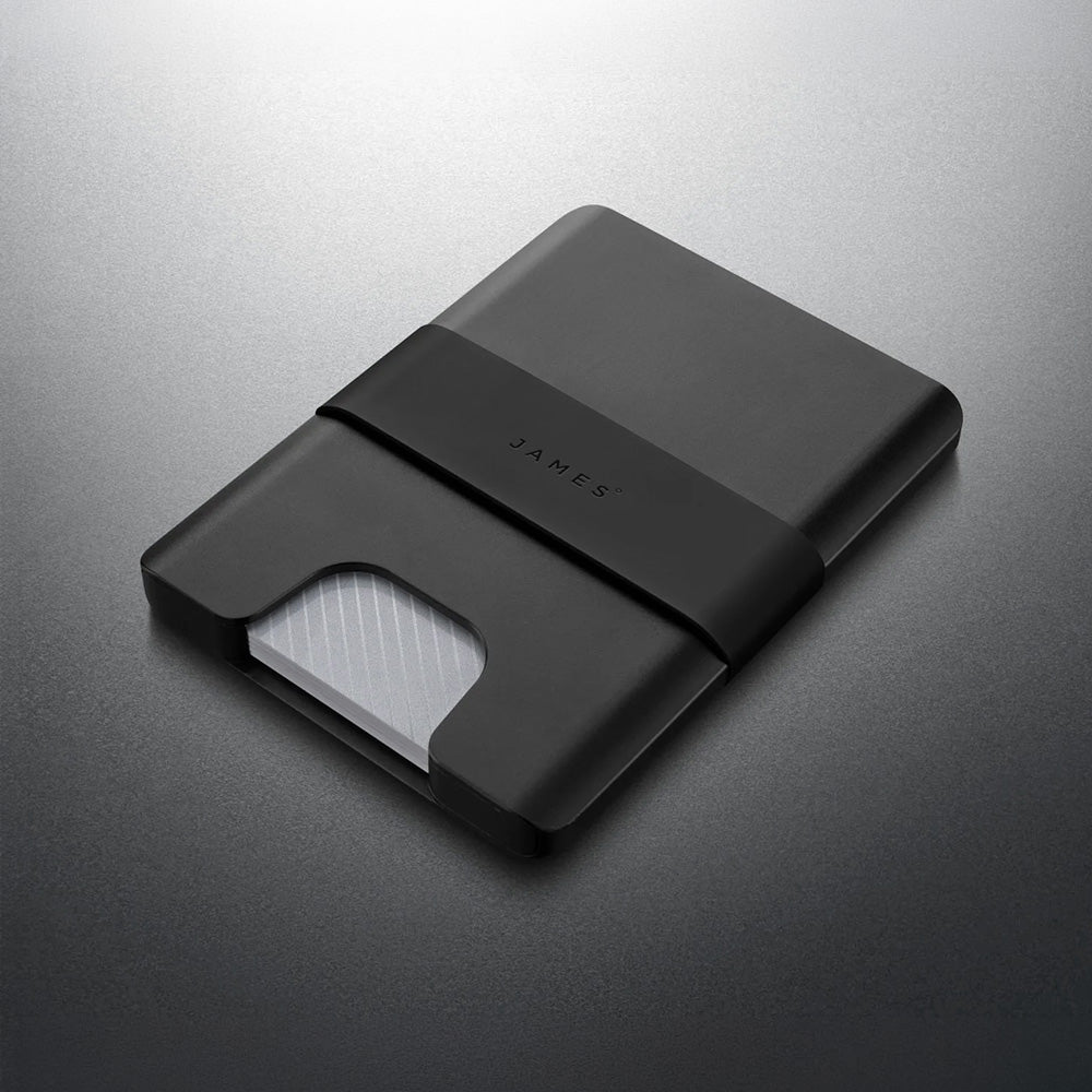 The Lowe Ultra-Slim Wallet (Black + Black)