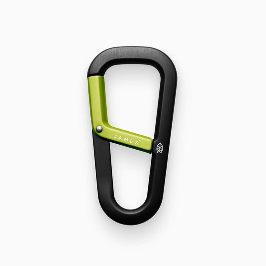 The Hardin Carabiner (Black + Electric Moss)