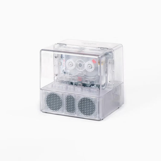 Bluetooth Cassette Player + Speaker (Transparent Ed.)