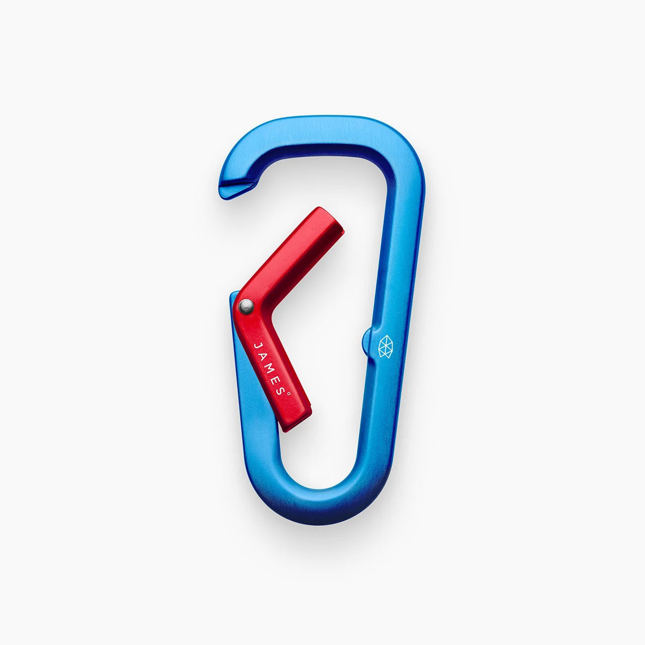 The Hardin Carabiner (Cerulean + Red)