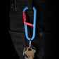 The Hardin Carabiner (Cerulean + Red)
