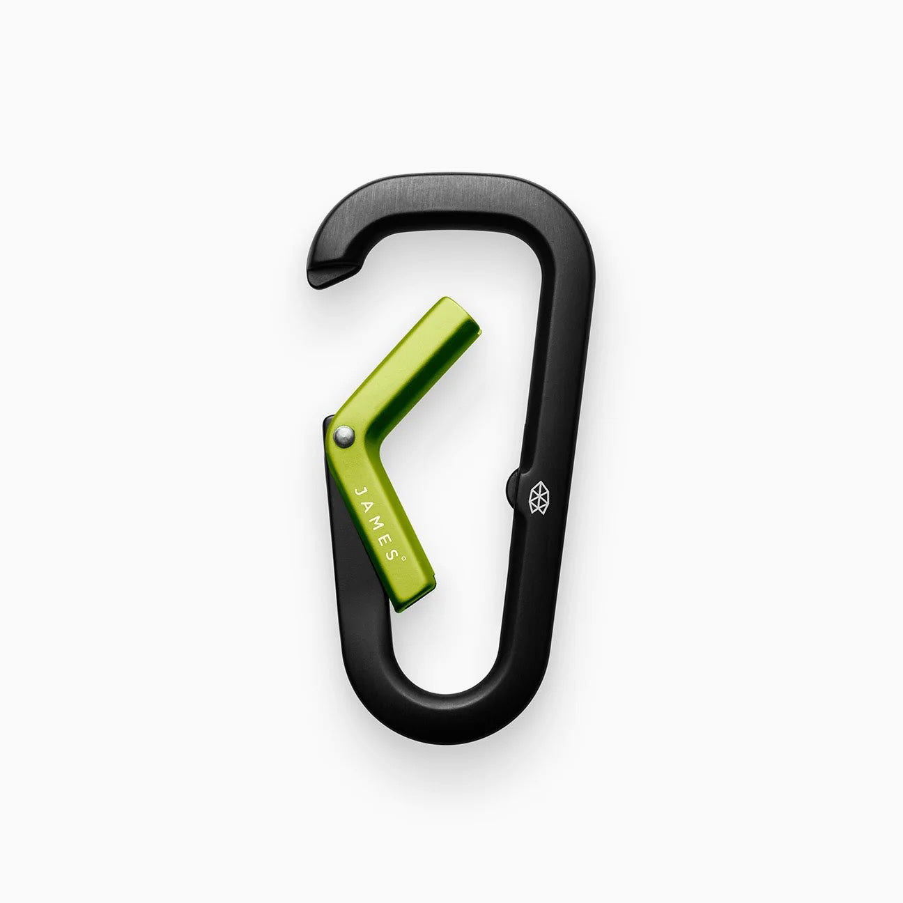 The Hardin Carabiner (Black + Electric Moss)