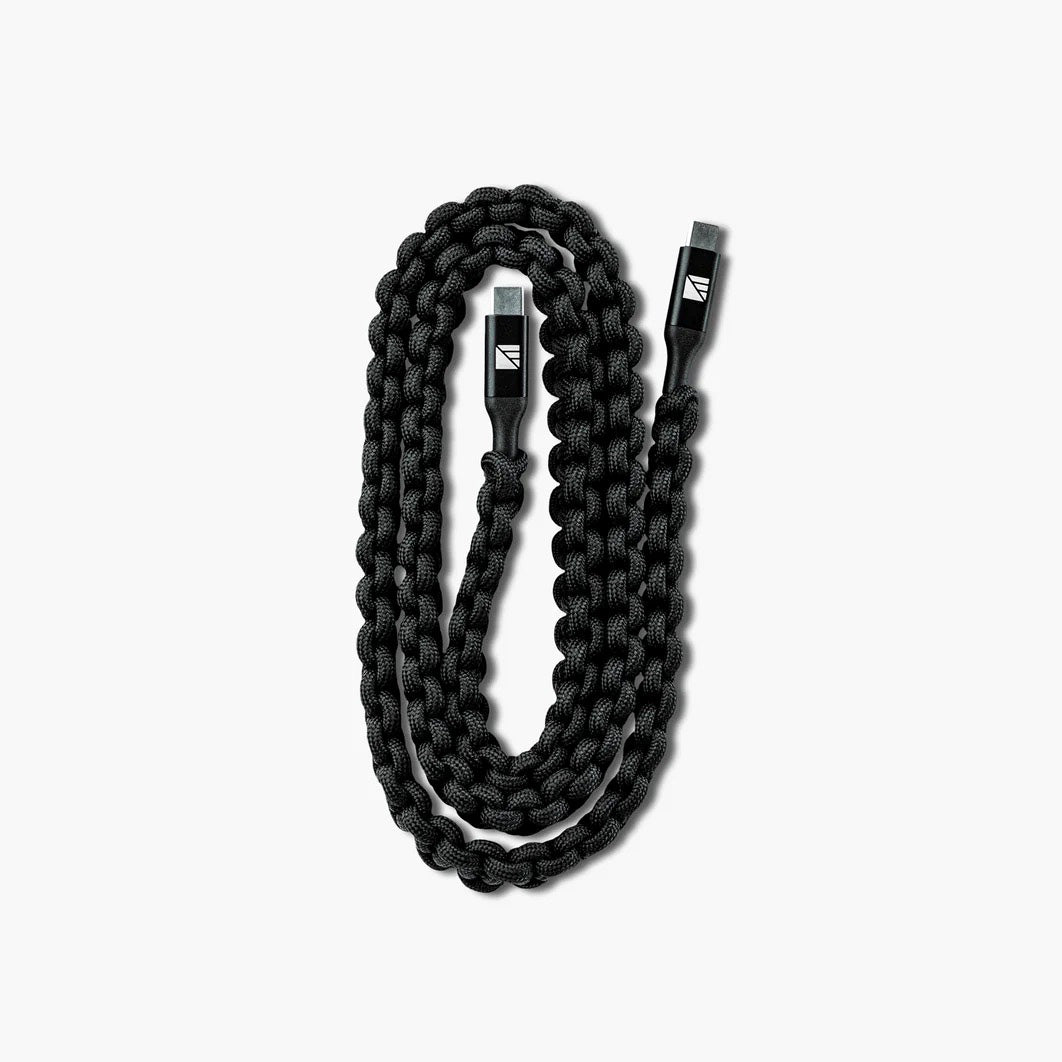 Paracord Charging Cable (Black / USB-C)