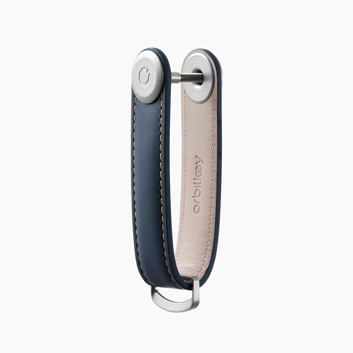 Leather Key Organiser (Navy)