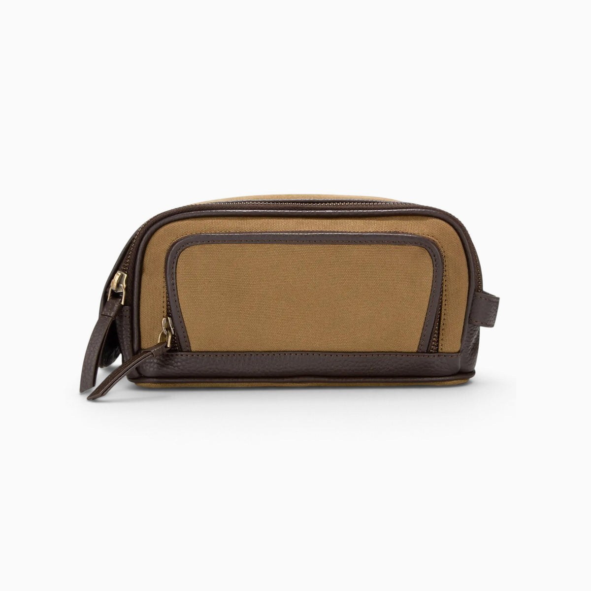 Gaucho Khaki Duo Zip Wash Bag