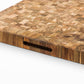 Large Teak Butcher Block Cutting Board