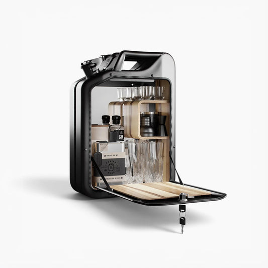Jerry Can Drinks Bar (Nano Black + Red Gum)