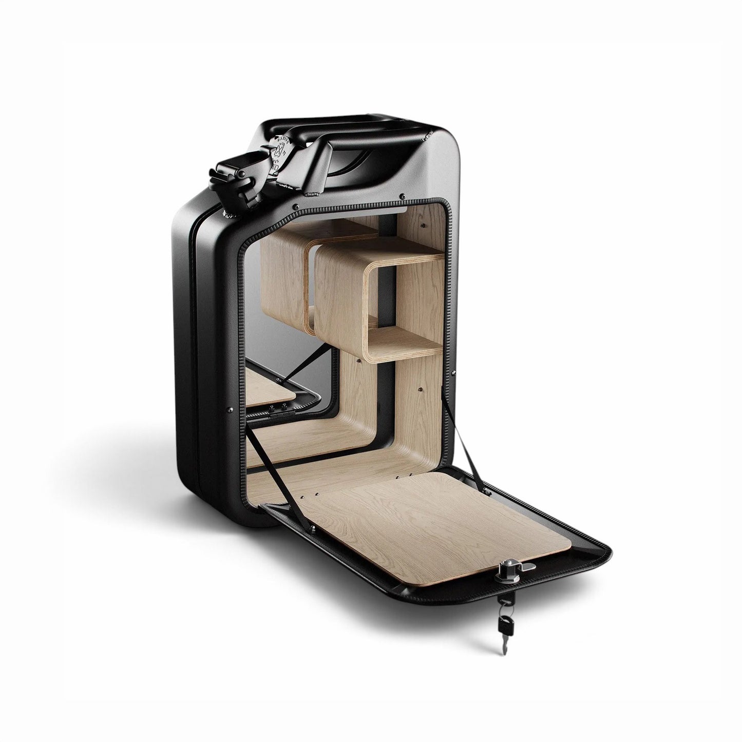 Jerry Can Drinks Bar (Nano Black + Oak)