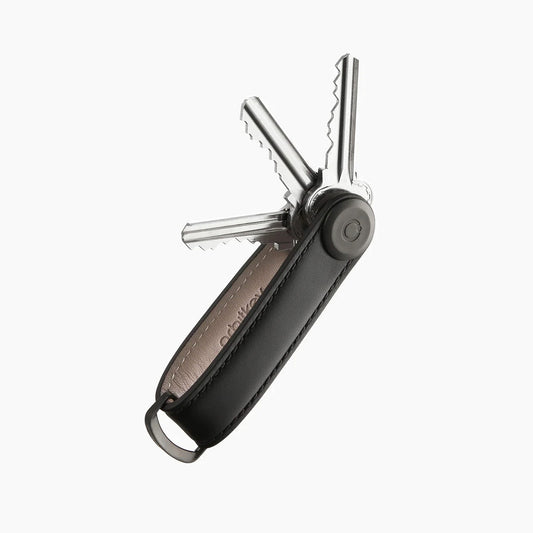 Leather Key Organiser (Black)