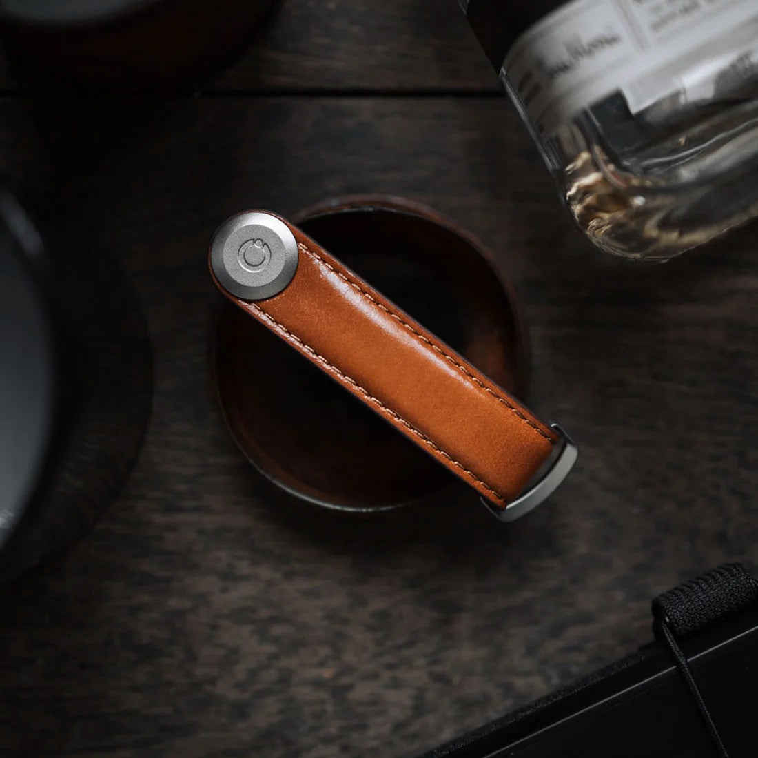 Leather Key Organiser (Cognac)