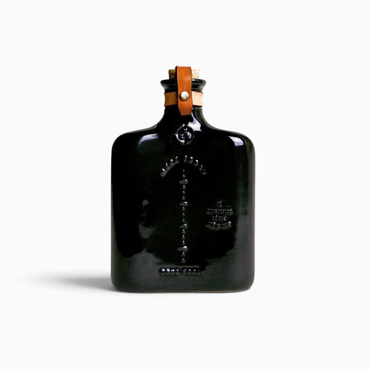Ceramic Flask (Black)