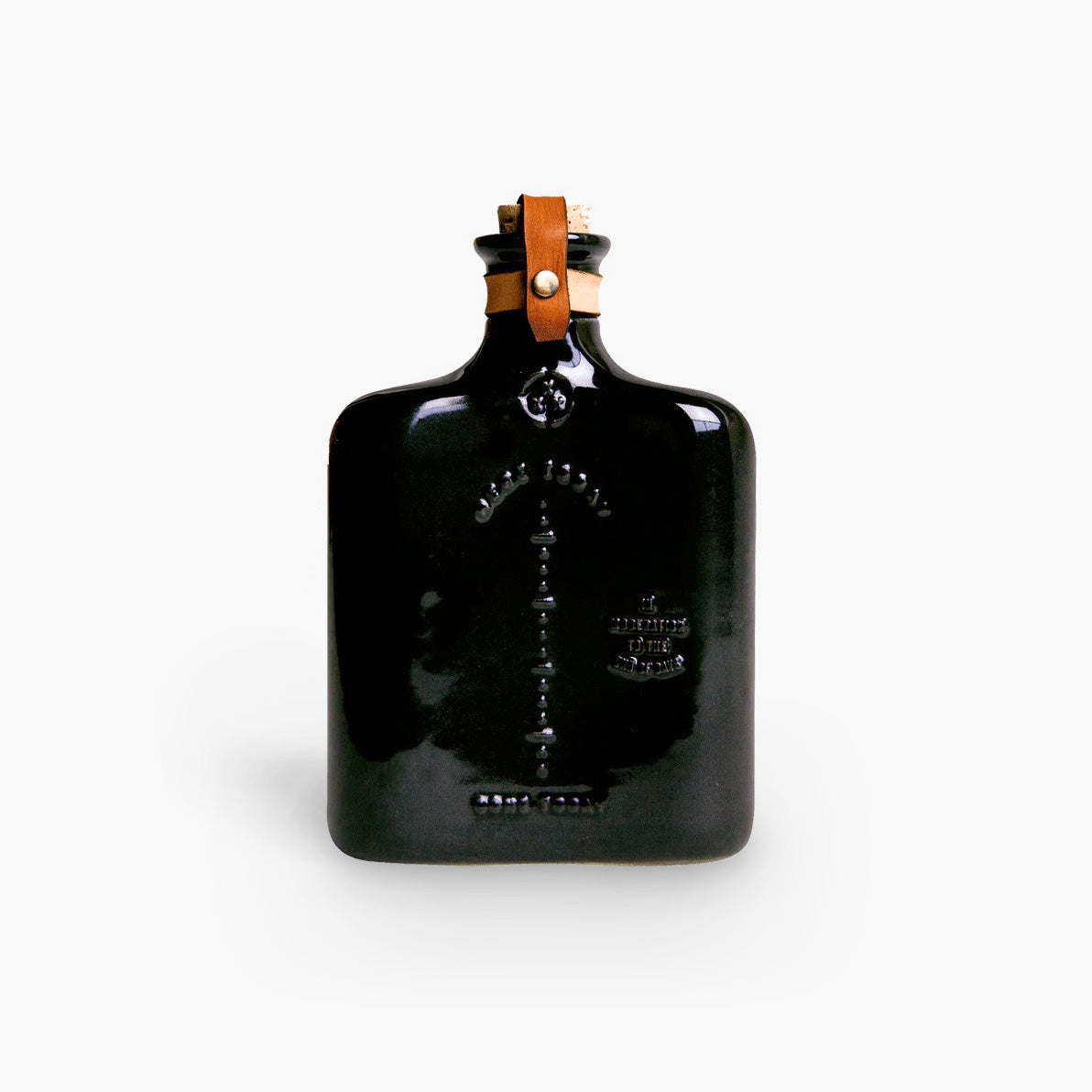 Ceramic Flask (Black)