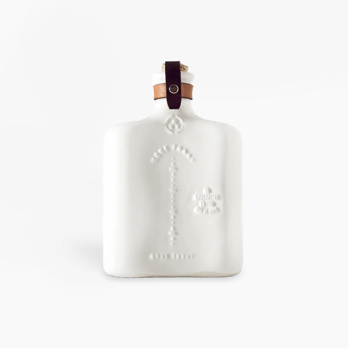 Ceramic Flask (White)