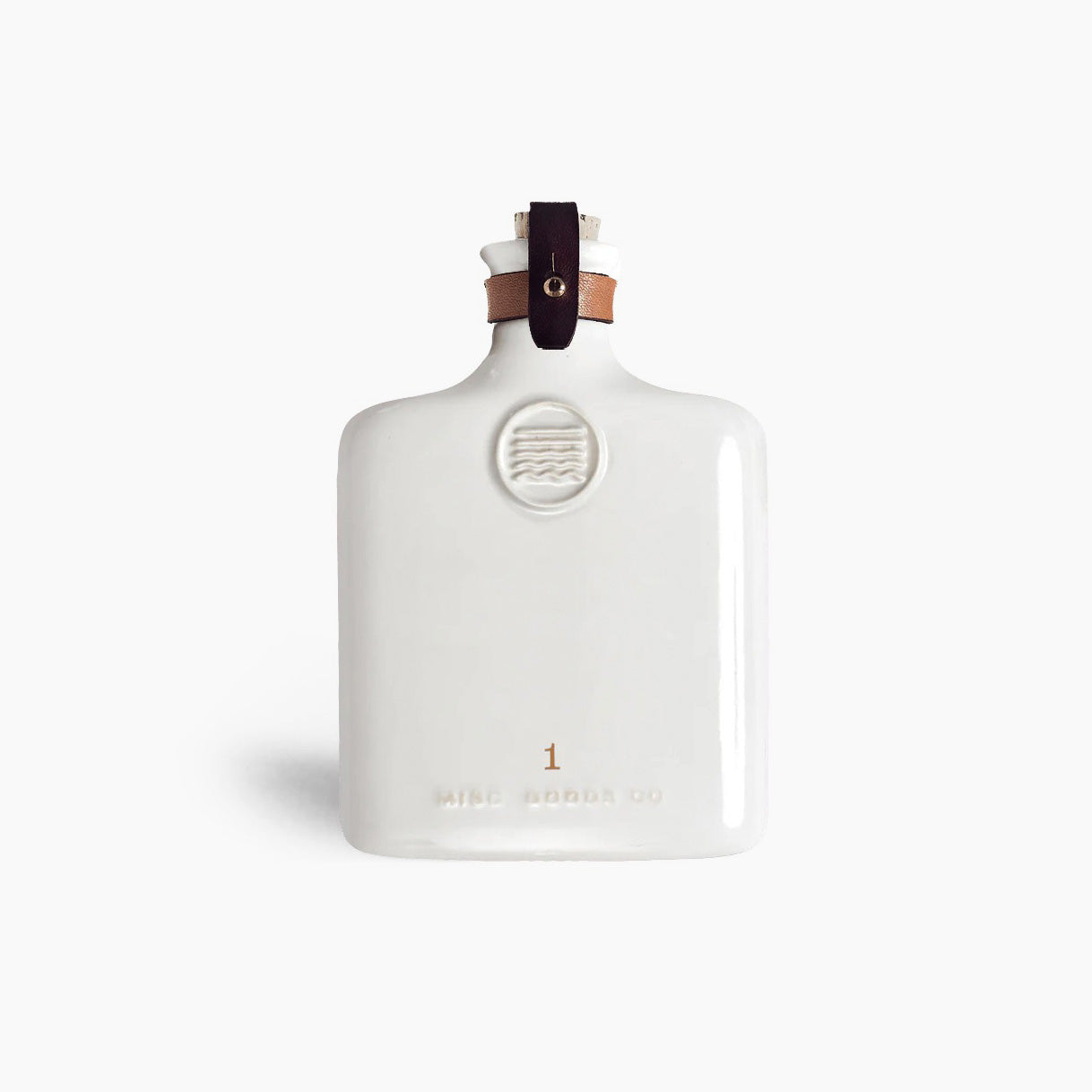 Ceramic Flask (White)