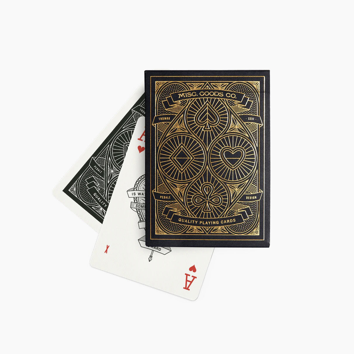 Illustrated Playing Cards (Black)