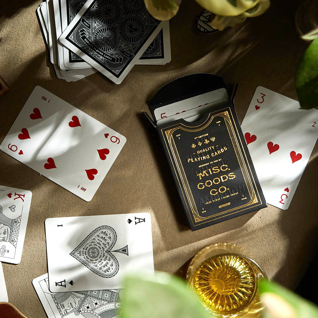 Illustrated Playing Cards (Black)