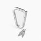 BetaLock Lockable Carabiner (Silver)